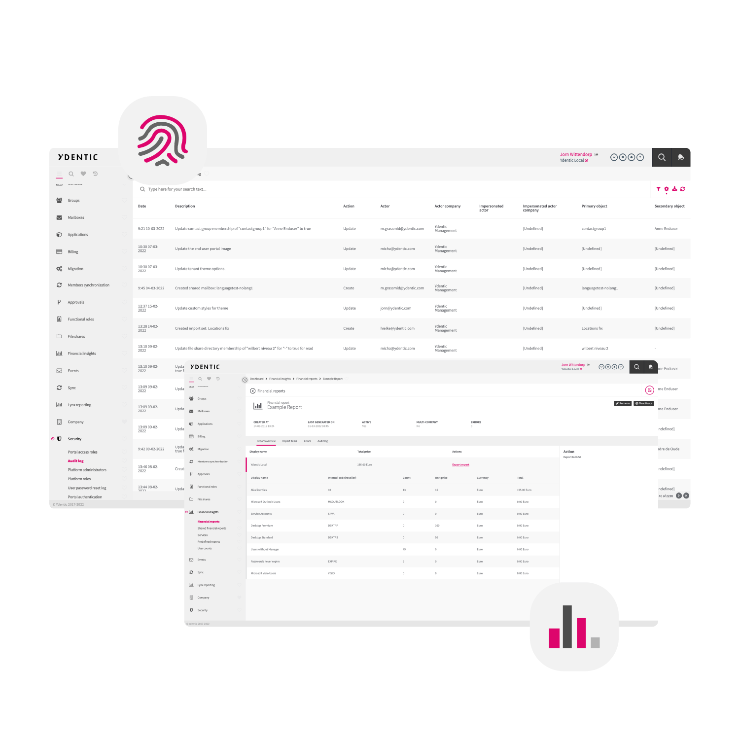 Auditing & Reporting: Log and analyze every action and mutation in ...